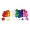 Metallic Pom-poms Assorted Colors and Sizes 200 Pieces