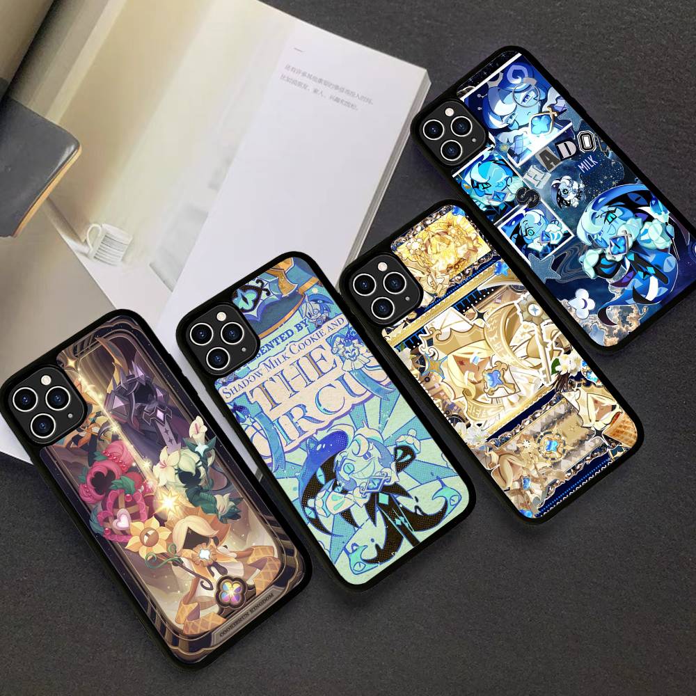 Чехол для телефона Game Cookie Run Kingdom Для iPhone 17 Pro 16 Plus 16 Pro Max 15 14 13 12 11 Задняя крышка из ПК+ТПУ
