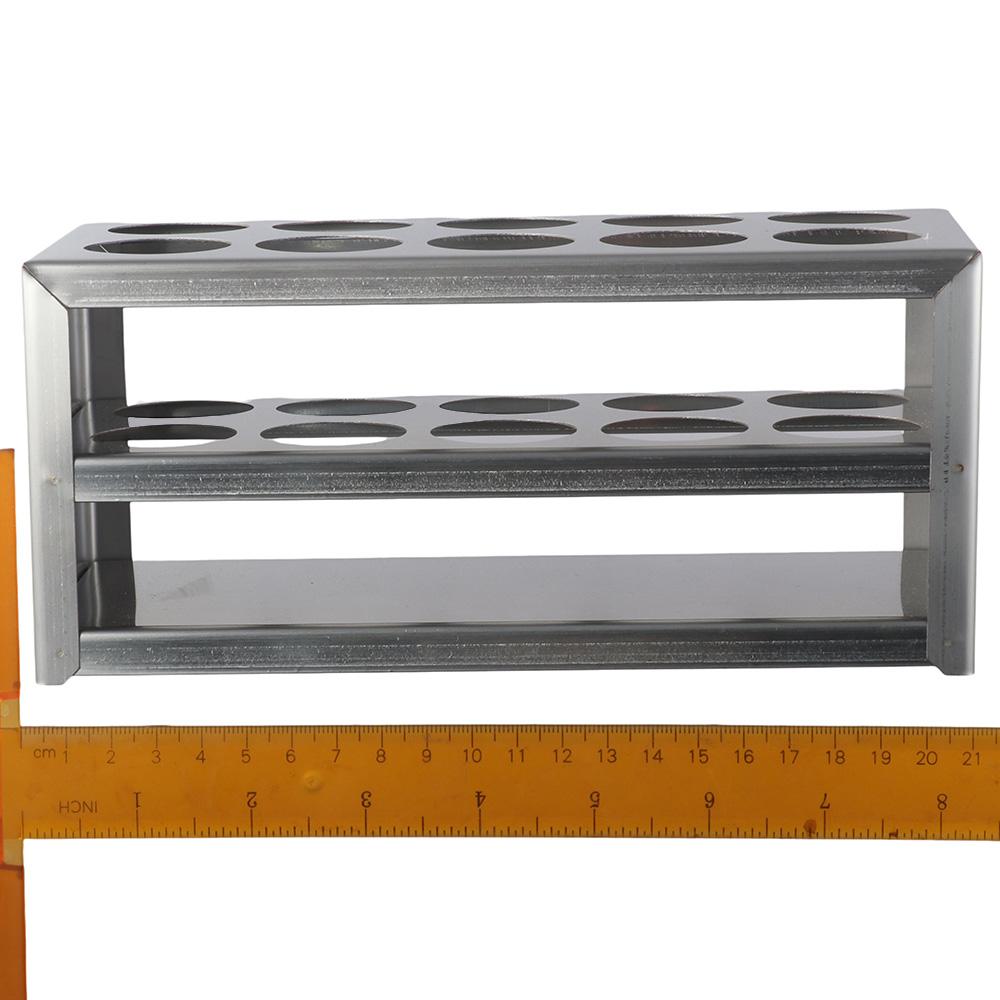 3 Layer Test Tube Holder 10 Hole Lab Stand Rack Durable for 26-29.5mm Tubes