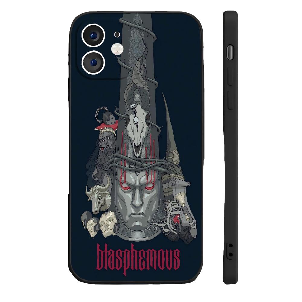 Чехол для телефона Game B-Blasphemous силиконовый мягкий для iPhone 16 15 14 13 12 11 Plus Pro Max Plus