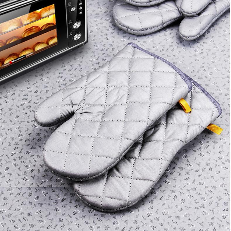 1 пара перчаток для выпечки в духовке, толстые термостойкие хлопковые перчатки для духовки, держатели для кастрюль, кухонные рукавицы, необходимые на кухне