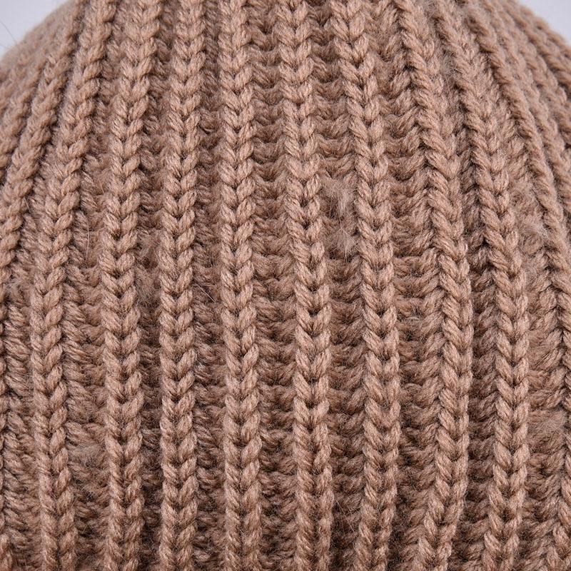 SOMALER Real Mink Fur Hat Female High Quality Thick Warm Winter Hats For Women Fashion Luxury Fur Pompom Beanies