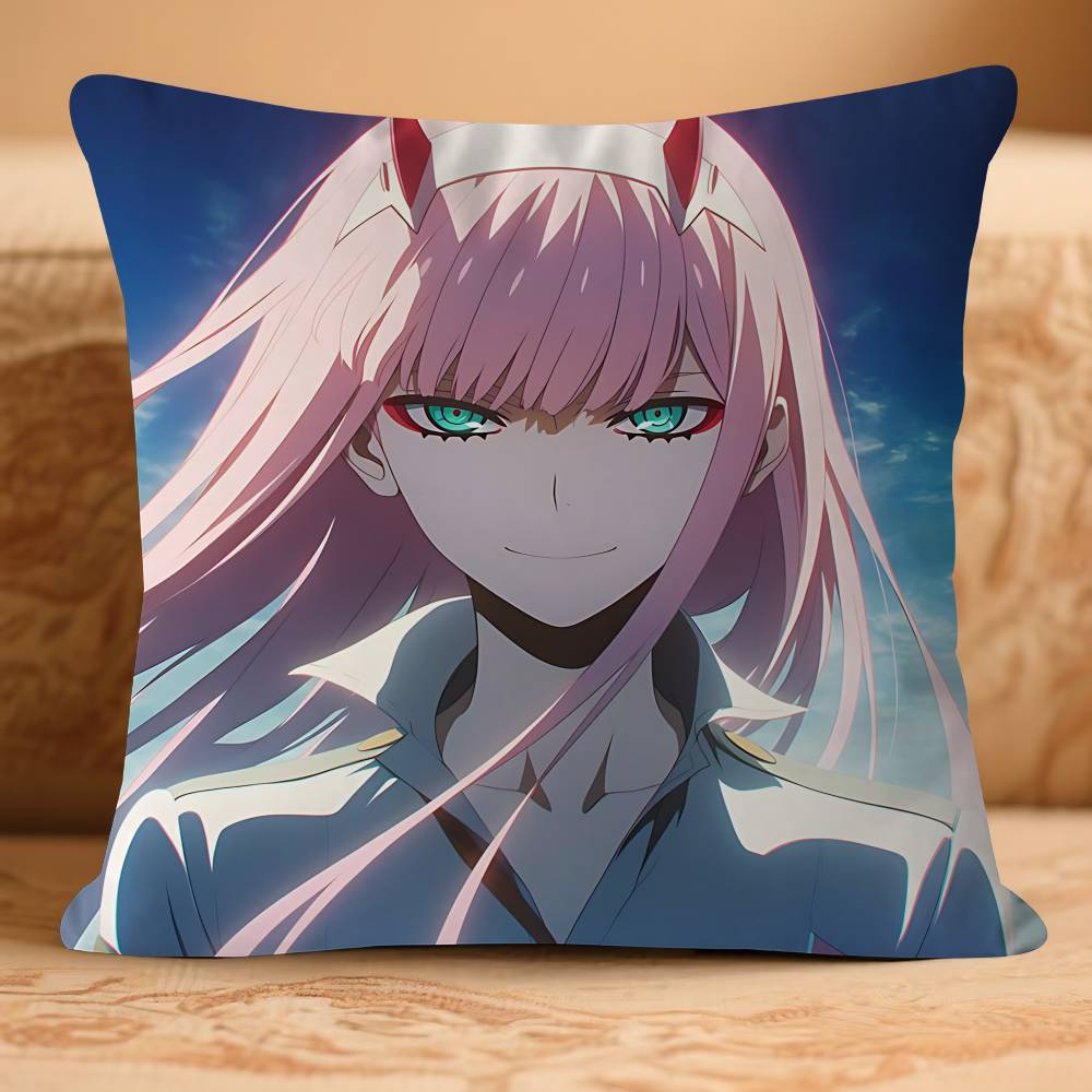 Аниме DARLINGS In The FRANXX-X Наволочка Съемная Моющаяся Наволочка – Мягкий Лен для Всех Сезонов