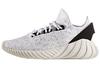 Оригинальные Tubular Doom Sock Primeknit J Удобные Низкие Детские Повседневные Кроссовки Серый Белый BZ0329