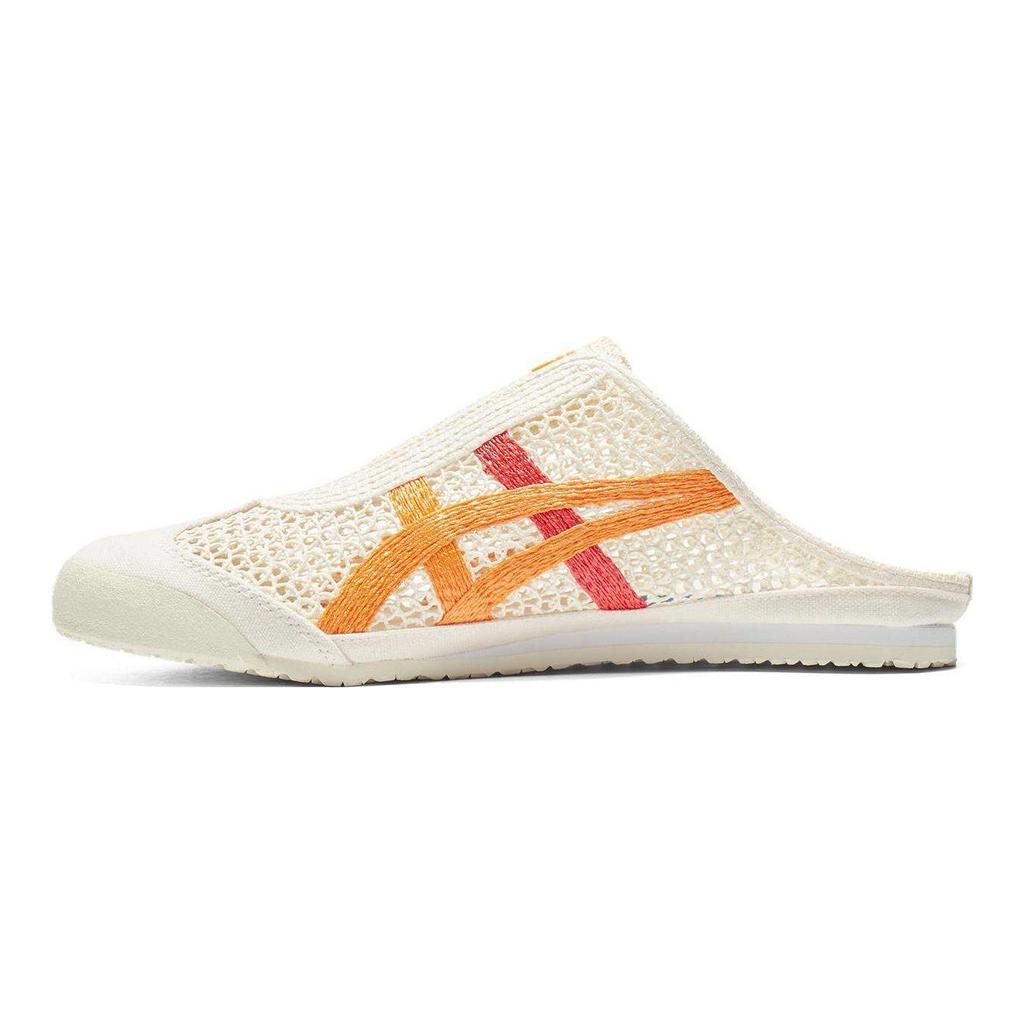 ONITSUKA TIGER Mexico 66 Сабо Дышащая резиновая подошва Нескользящие шлепанцы Унисекс сандалии Красно-оранжевый 1183C123-101