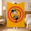Mr Bean TV Character Throw 240g flannel blanket, suitable for sofas, beds, offices,  exquisite gift blankets