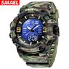 Outdoor Waterproof Electronic Camouflage Sports Luminous Tactical Men's Military Style Mountaineering Watch