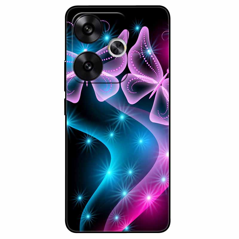 Чехлы для Xiaomi Poco F6 Мягкие силиконовые Защитные Модные ТПУ Задние крышки для телефона Для Xiaomi Poco F6 Pro/Redmi Turbo 3 ТПУ Чехлы