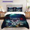 Horror Movie Poster Quilt Cover Set Threepiece Set 1 Duvet Cover 2 Pillowcase Without Core Christmas Birthday Gift Soft And Comfortable