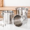 Thickened Champagne Bucket Stainless Steel Beer Cooling Bucket Durable Ice Bucket  Home KTV Bar