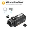 4K Digital Video Camera WiFi Camcorder DV Recorder 56MP 18X Digital Zoom 3.0 Inch IPS Touchscreen