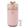 Mini Humidifier 240ml with Sea Salt Aroma USB Rechargeable Ultrasound Colorful Lighting Desktop
