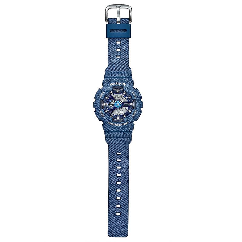 Casio Женские часы BABY-G Синие BA-110DC-2A2 BA-110DC-2A2
