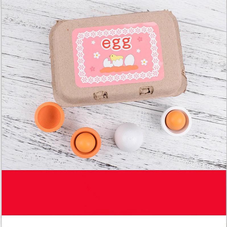 Деревянные яйца Утиные яйца Игрушка Семья Cheile Кухня Игрушки