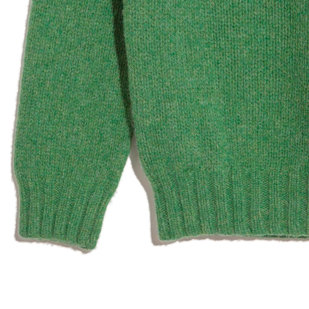 Halliobeuseukoteullaendeu Chunky Fairisle Yoke Crew Neck Sweater - Pixie / Winter White