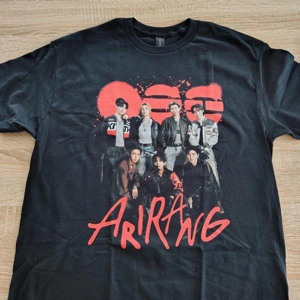 BTS Arirang 2026 World Tour Bangtan ARMY Kpop Concert Graphic T-Shirt