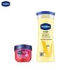 Набор: Увлажняющий лосьон для тела Vaseline Intensive Care и бальзам для губ Rosy