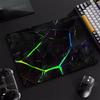 3D Неоновый Трещина Коврик для Мыши Офисный Игровой Настольный Коврик Квадратный Ноутбук Игровой Коврик для Мыши ПК Клавиатура Коврик Маленький Резиновый Противоскользящий Коврик для Мыши на Стол