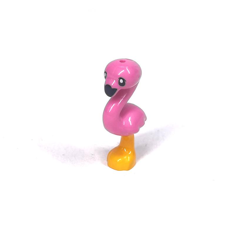 Детали для DIY с принтом животных: Коза, Чайка, Пингвин, Рыба, Овца - Совместимы с MOC Игрушками-конструкторами