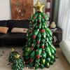 130CM Christmas Tree Standing Balloon Xmas Holiday 4D Inflatable Green Foil Balloons Set 2025 New Year Party Decoration