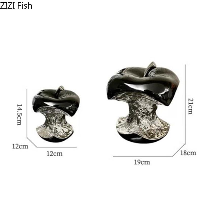 Абстрактное моделирование Apple Украшения Креативные керамические изделия Гостиная Фойе Украшения Искусство Украшения для дома Аксессуары