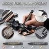 Chrome Markers Mirror Effect Paint Pen 2.8Mm Medium Tip Waterproof Liquid Chrome Marker For Plastic Metal Glass Wood Car Model