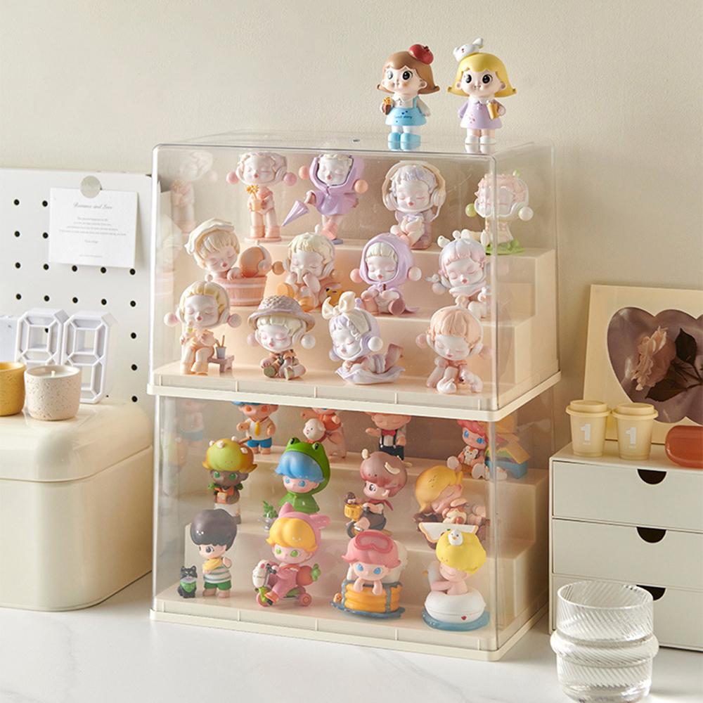 Ящик для хранения, стеллаж для демонстрации, акриловый прозрачный многослойный шкаф для демонстрации фигурок, ящик для демонстрации игрушек с украшениями Lego
