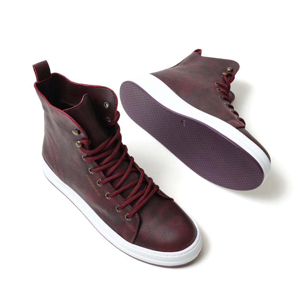 Chekich Men Footwear Boots for Men Navy Blue Color Faux Leather Laces Model Vulcanized Material Winter Season Shoes Ankle Warm Wedding CH055