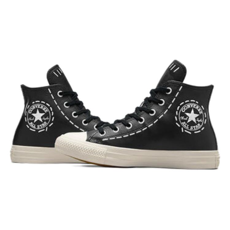 Converse Chuck Taylor All Star High Bold Stitch - черные женские кроссовки Egret A07954C