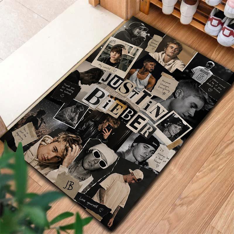 Ковер Justin Drew Bieber для гостиной, спальни, дома, украшение для дивана, детский игровой нескользящий коврик
