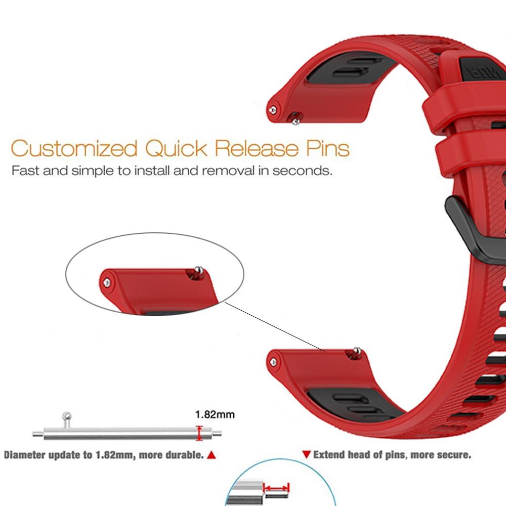 Silicone Strap 20mm For Garmin Venu SQ2 | Venu 2Plus | Vivoactive 3/3t/3M/5 | Forerunner 245/645 Strap Bracelet Accessories
