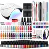 PHOENIXY 30 Colors Nail Gel Polish with 36W Lamp Nail Dryer Nail Drill Machine Nail Art Tools Kit for Nail Beauty Nail Salon Gel Varnish Manicure Set