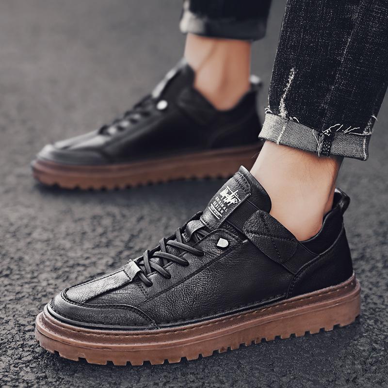 Мужские ботинки из спилковой кожи, брендовые водонепроницаемые зимние ботинки на шнуровке для мужчин 2024 года, новые классические повседневные рабочие ботинки для мужчин222
