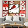 Christmas Print Tapestry, Backdrop, Easy Setup, Ideal for Bedroom, Office & Living Room, with Aesthetic Wall Hanging Decor.