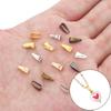100pcs/Bag 4x9mm High Quality Iron Pendant Clip Hanging Cap Claw For DIY Handmade Fashion Pendant Making Jewelry Accessories