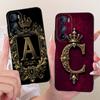 Для Motorola Moto Edge 30 5G Чехол для телефона с королевской короной и инициалами для пары Для Moto Edge30 30Pro 30 Neo Черный Силиконовый Мягкий Чехол