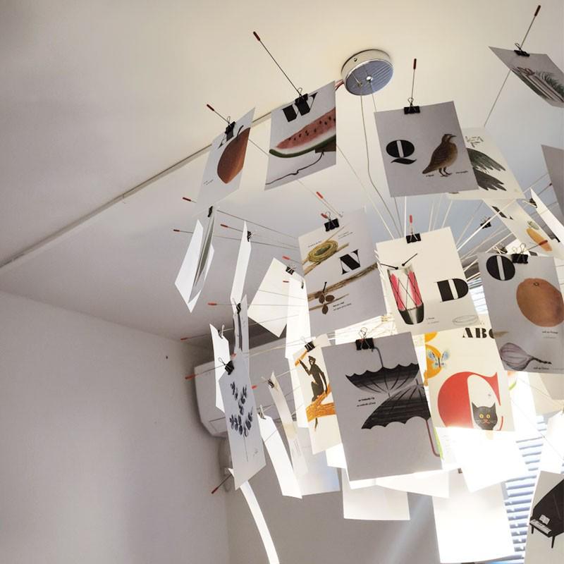 Люстра-фотоальбом ZettelDIY 2022: Креативное дизайнерское освещение для гостиной и спальни