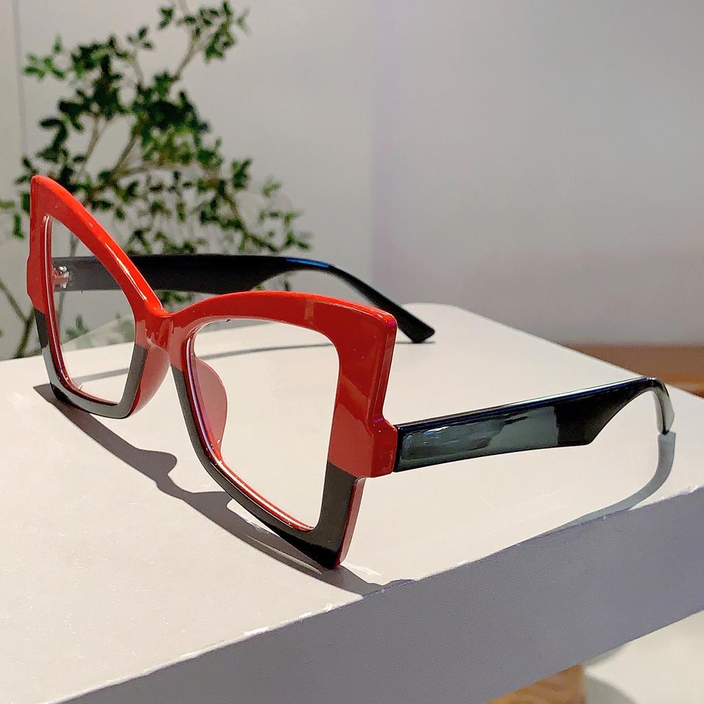 Винтажные оверсайз оправы для очков Женские Модный брендовый дизайн Форма бабочки Очки Трендовые Новые Очки без диоптрий