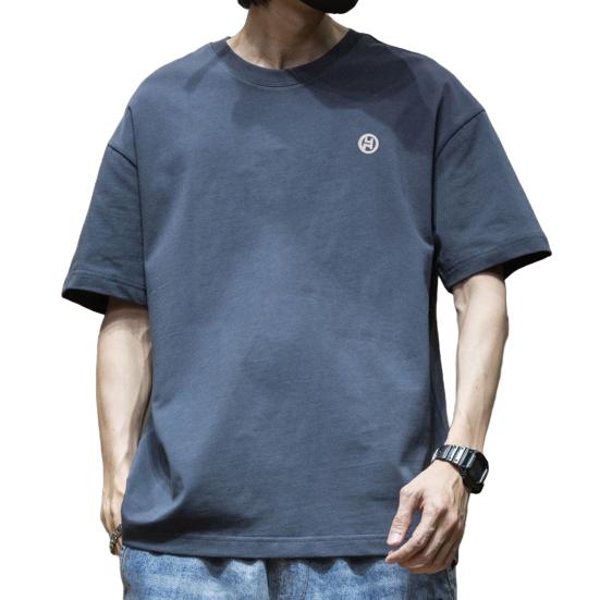 Мужская футболка с круглым вырезом и коротким рукавом, свободная футболка, летняя дышащая повседневная футболка-пуловер, топы на каждый день