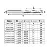 2 Flute Wood End Mill 1/8"(3.175mm) Shank CNC Router Bit Engraving Tools  CNC Machining