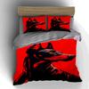 Red Doberman Illustration Bedding Duvet cover sets Duvet covers Pillowcases gifts (1 * Duvet Cover 2 * Pillowcases, without duvet insert)