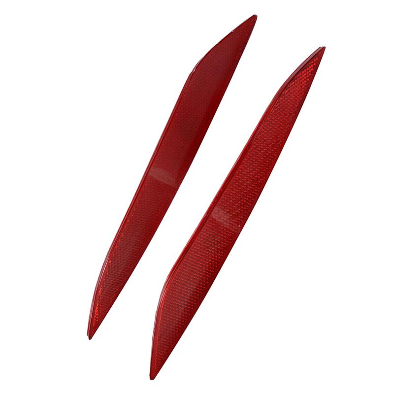 For Vehicle Rear Safety Reflector Pair Car Bumper Light Reflector Part Non-deformation Structure Quick tallation