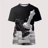 New Men's T Shirt 3D Print International Chess Graphic T-Shirts Summer Funny Harajuku O-Neck Top Men Kids Fashion Casual Tees