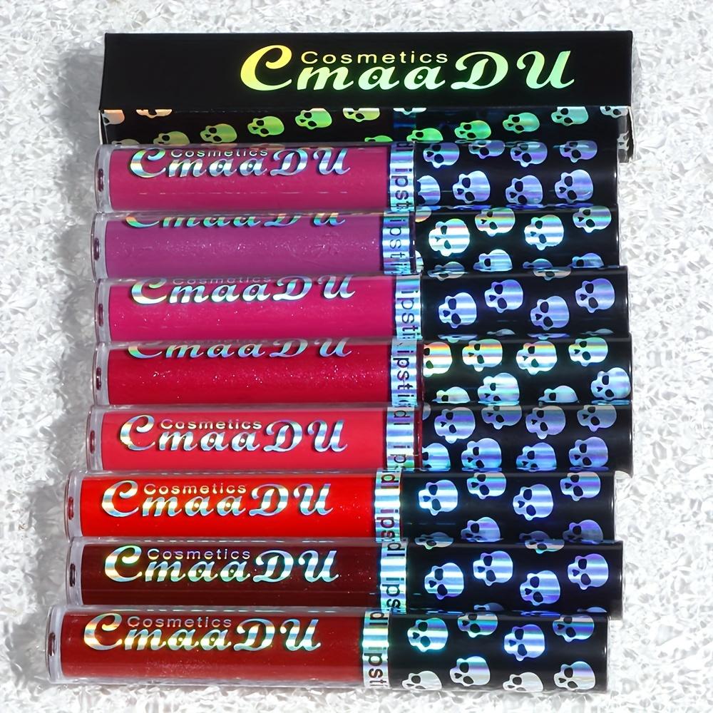 Skull Lip Gloss - Long Lasting, Moisturizing Liquid Lipstick For All Skin Types, Radiant Adult Makeup, Lightweight  - Variety Pack