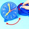 Clock Toys Hand-eye Coordination Concentration Teaching Aids Three-needle Early Preschool Teaching