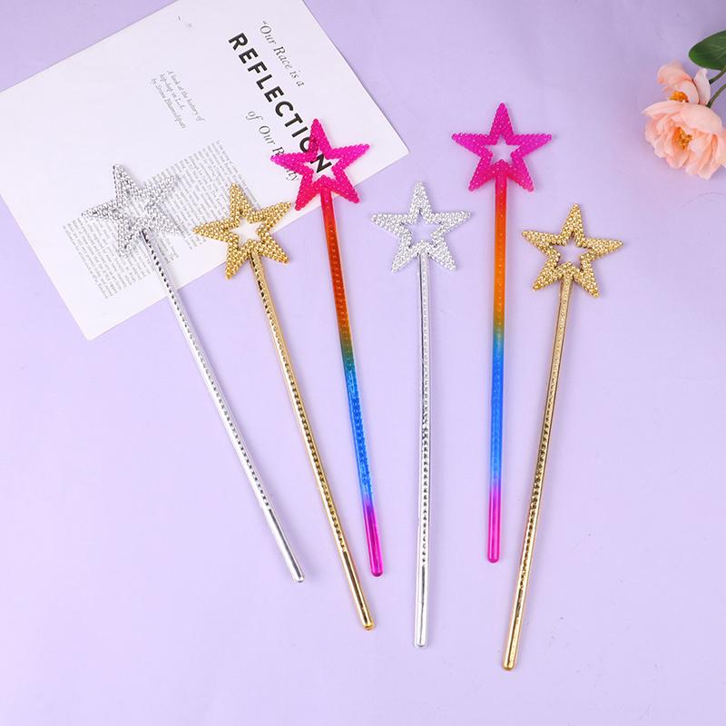 1 Pcs Fairy Wand Angel Star Magic Wand Five-Pointed Star Princess Magic Fairy Cane