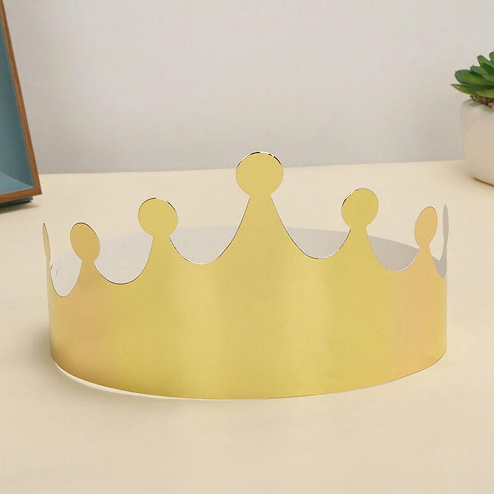 Kids Aldult Celebration Wedding Decor Birthday Hat King Crowns Paper Crown Cap Prince Princess Hats