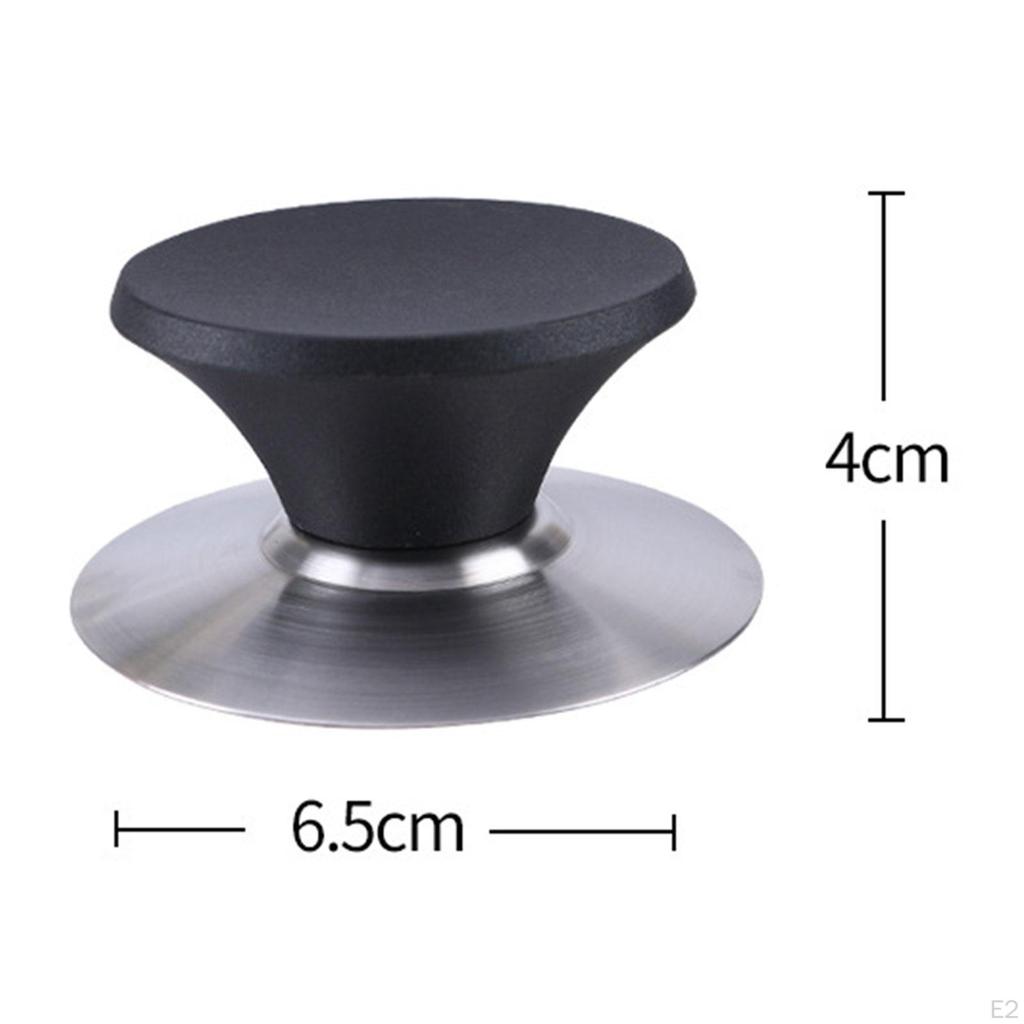 2 шт. Ручки-кнобы для крышек кастрюль, универсальные, для легкой установки, ручки-держатели, кнопка