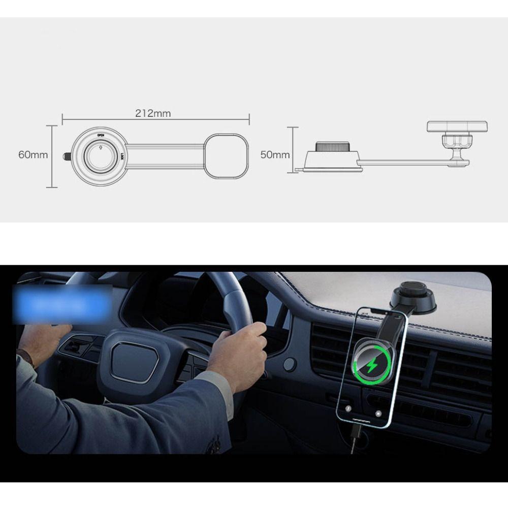 Магнитный держатель для телефона на присоске, вакуумный двусторонний адсорбционный кронштейн, новое автомобильное крепление для навигации