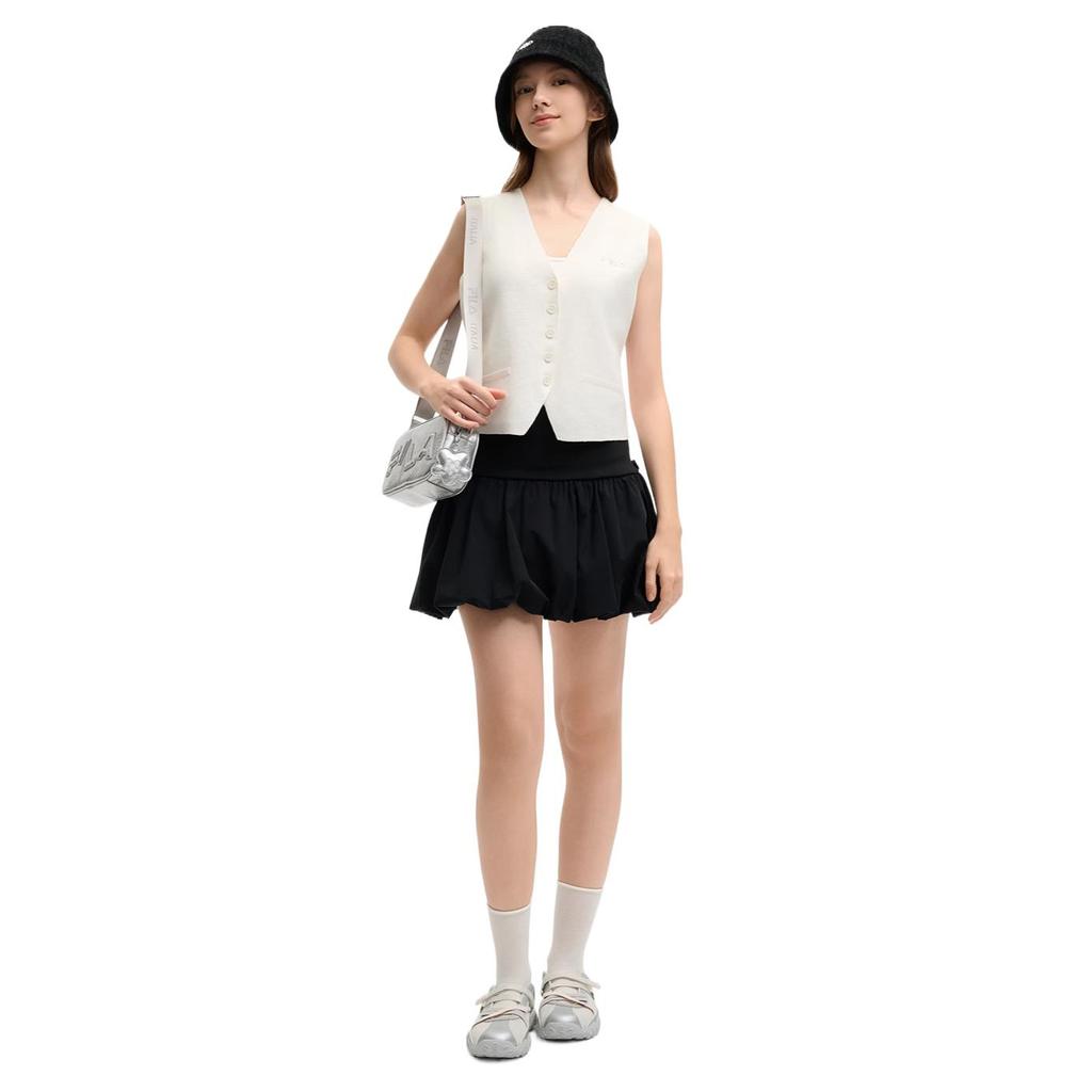 Fila X TIM LAHAN Оригинальный Удобный Универсальный Простой Модный Жилет Женский жилет Белый F51W529406F-IV